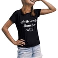 thumbnail image 1 of B91xZ T-shirts Basiques pour Femmes T-Shirt à Manches Longues à Col Rond, Noir L, 1 of 4