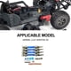 thumbnail image 3 of Junta de transmisión Universal Tholdsy RCGOFFLOW 4 piezas diseño estriado de acero para 1/10 RC ARRMA, 3 of 6