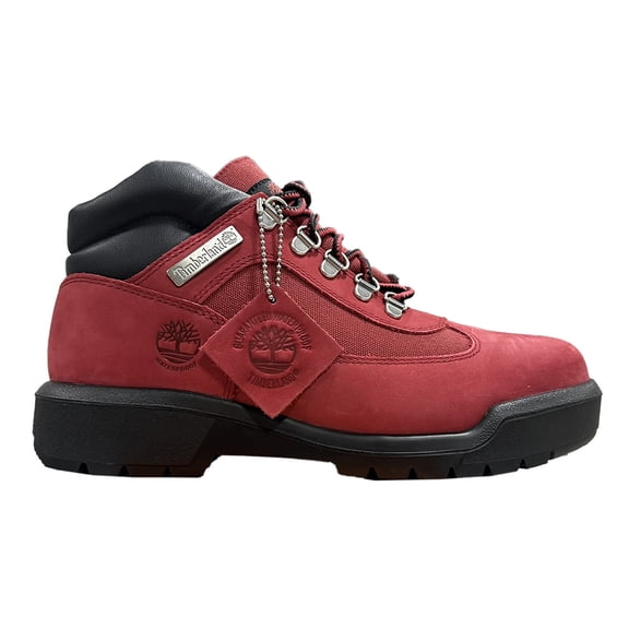 Men's Timberland Field Boot Mid Lace Waterproof Dark Red Nubuck (TB0A6DSW EQ1) - 11