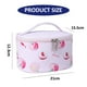 thumbnail image 2 of Estuche de transporte portátil, sencillo y atmosférico para guardar productos para el cuidado de la piel, fabricado en PU, 2 of 5