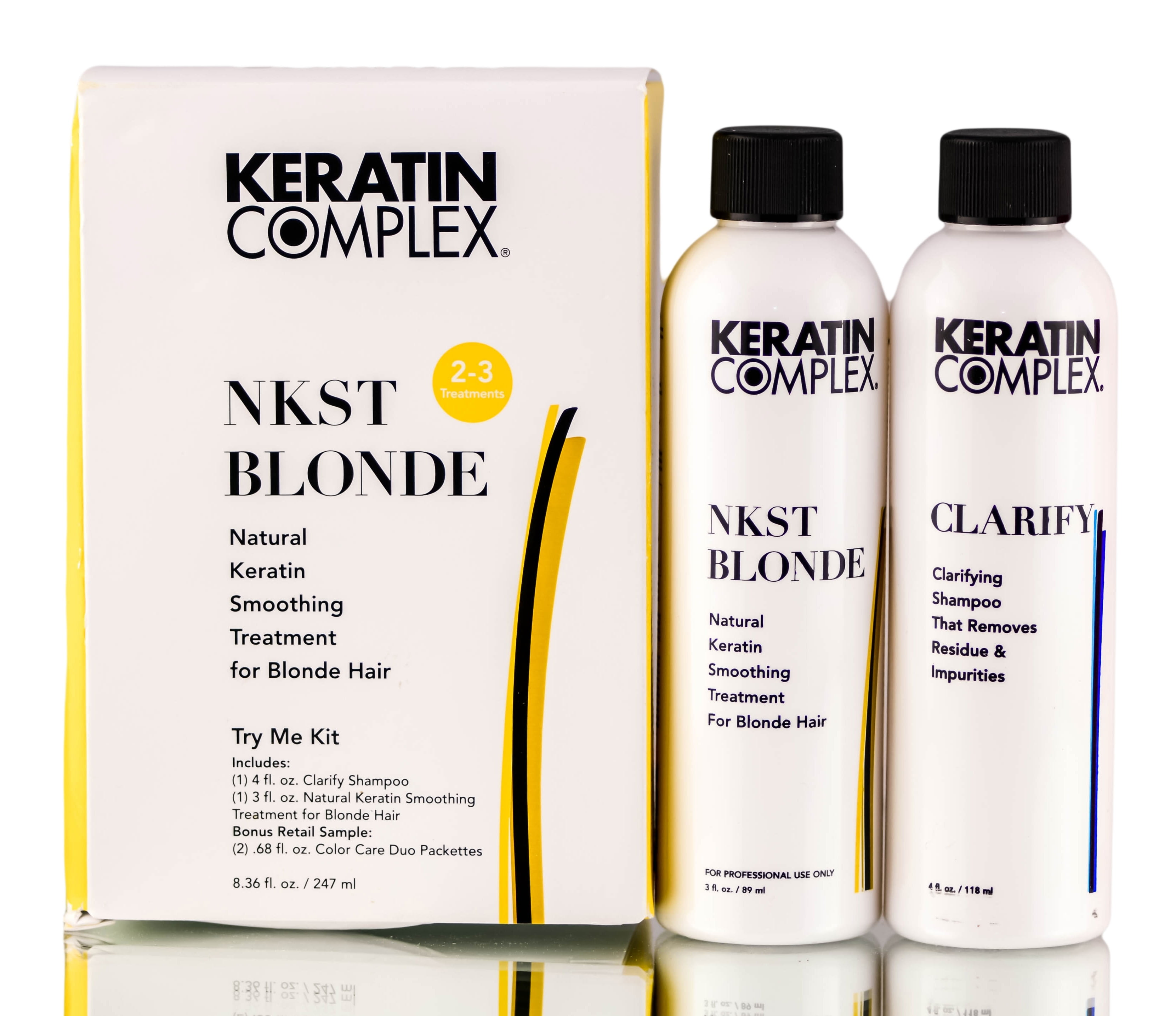 Keratin Complex NKST Blonde Natural Keratin Smoothing Treatment for