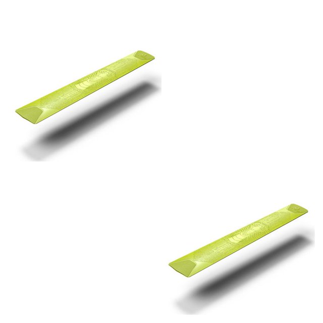 Soidarity ENLEE-Protector de cuadro de tubo descendente para bicicleta, pegatina de plástico para bicicleta de montaña, pegatina para ciclismo de Verde Tipo 2 2piezas Soidarity CBP347077