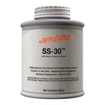 Jet-Lube Anti Seize Compound,8 oz,Brush Top Can 12502