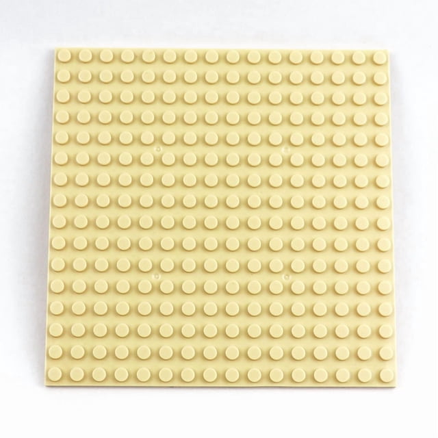 16x16 Double Sided Building Block Base Plate, MOC Creative Construction Baseplate, Standard Dots Plastic Foundation Board, Educational DIY Toy for Kids MOC Building Lovers