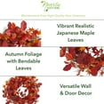 thumbnail image 2 of Nearly Natural Synthetic Wreath, 22" (Red), 2 of 3