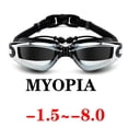 thumbnail image 2 of Gafas de natación para miopía para adultos 2021, gafas profesionales para piscina, gafas antiniebla para hombres y mujeres, gafas ópticas impermeables al por mayor Tan Jianjun unisex, 2 of 2