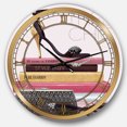 thumbnail image 1 of DesignArt Horloge Murale Grande Style I Or Glamour Paris, 1 of 2
