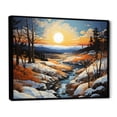 thumbnail image 2 of Designart "Sky Euphony In Winter I" Landscapes Floater Framed Canvas Art Print, 2 of 7