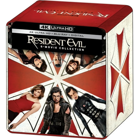 Resident Evil Ultimate Collection (Steelbook) (4K Ultra HD + Blu-Ray + Digital Copy), Starring Milla Jovovich