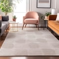 thumbnail image 5 of HomeRoots 669202 8 x 10 ft. Ivory & Beige Abstract Geometric Transitional Washable Machine Made Rectangle Area Rug with UV Protection, 5 of 9