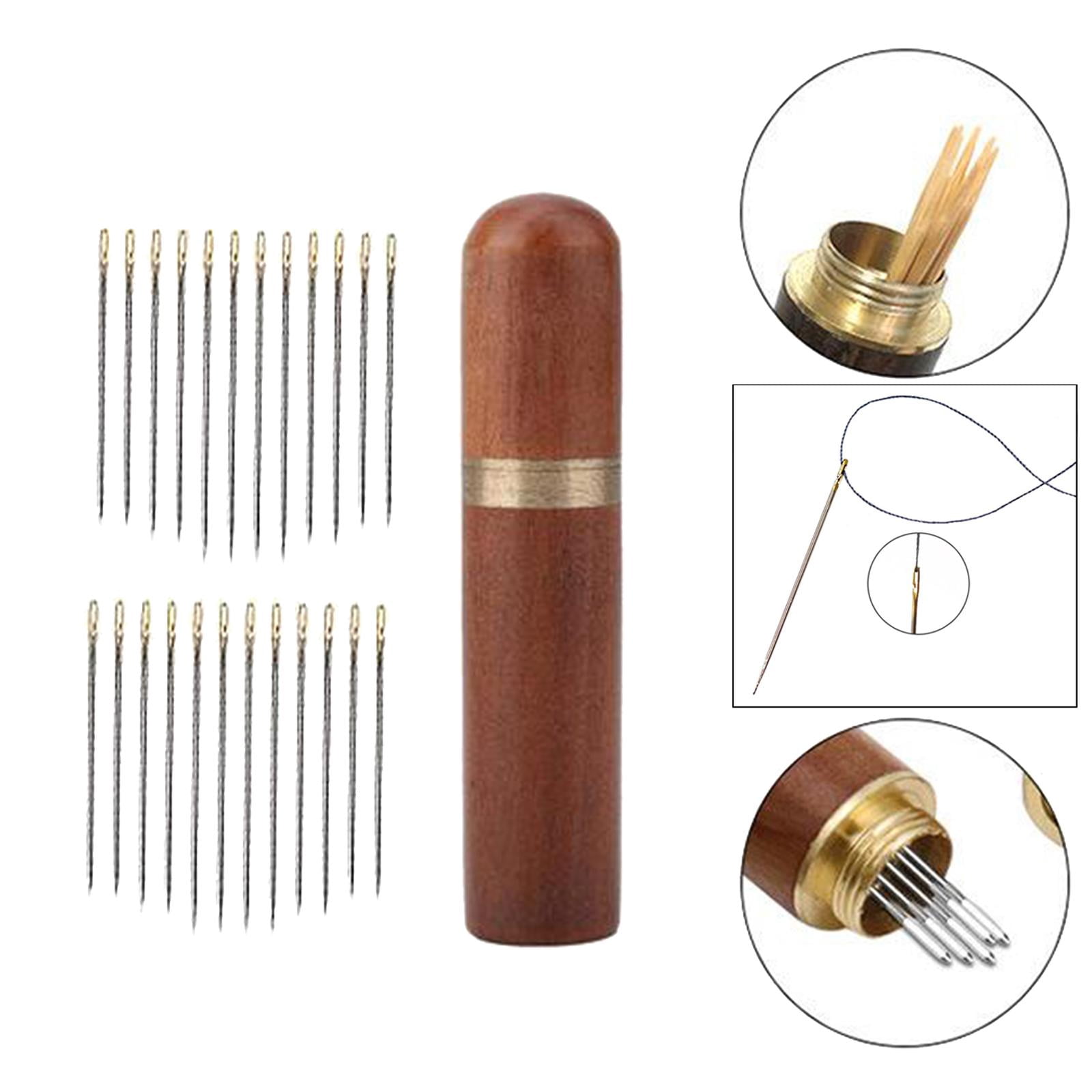 Sharprepublic 6x 24 Pack Sewing , Embroidery Large Eye Stitching for Quilting Darning Bead Loom Beading Doll Making Art for Sewing Crafts