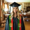 thumbnail image 6 of Graduation Stole for Academic Commencement Unisex Military Flag Of Portugal Adult Choir Stole Adult Honor Shawl, 6 of 6