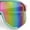 Mint Pink - Purple Mirror, variant on Oversized Geometric Bevel Cut Mono Shield Wrap Half Rim Sport Sunglasses [Black | Orange Mirror]