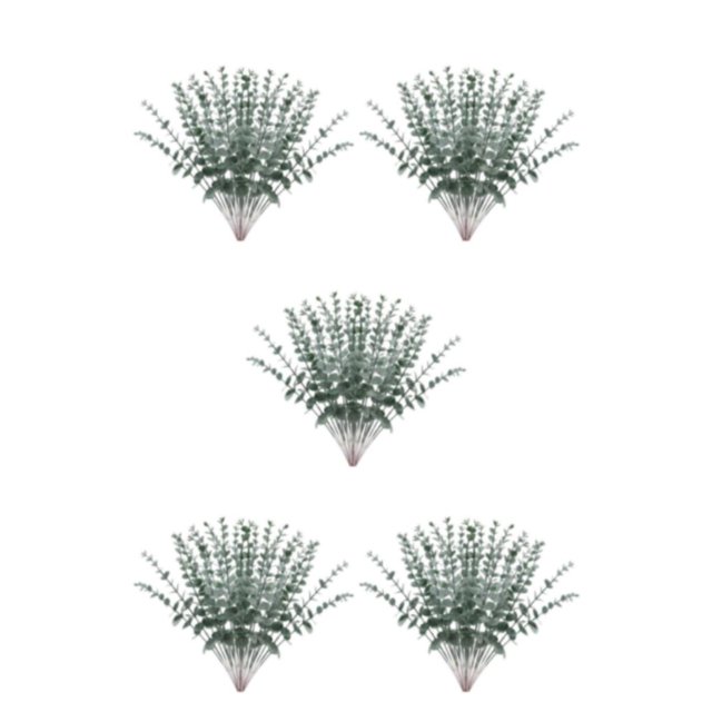 Cateissary 12x gran cantidad de plantas de plástico para decoración de plantas artificiales alta simulación planta simulada ramo vida verde Type2 NO2