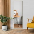 thumbnail image 3 of CONCETTA Rectangle Full Length Mirror 59"x16" Standing Mirror Floor Mirrors, Gold, 3 of 6