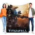 thumbnail image 1 of Titanfall anti-pilling, suave, ligera, esponjosa y acogedora de lujo para hogar y cocina – Perfecta para niños y adultos,100X80cm, 1 of 6