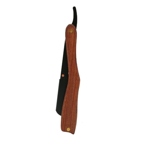 Manual Straight Edge Razor Non Slip Wood Straight Vintage Razors Without Blade for Men