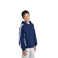 thumbnail image 4 of Sport Tek Teen Male Regular Sleeve Stripe Sweatshirt Tr Royal/White Small, 4 of 6