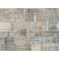 thumbnail image 1 of Ahgly Company Indoor Rectangle Contemporary Pale Silver Gray Patchwork Area Rugs, 8' x 12', 1 of 6