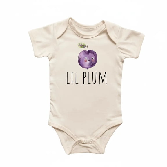 Plum Newborn Baby Bodysuit