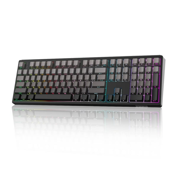 Teclado mecánico inalámbrico MechLands TH108 de 108 teclas RGB