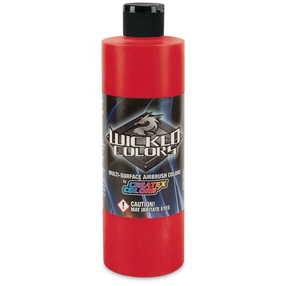 Createx Wicked Colors Airbrush Color - 16 oz, Detail Scarlet
