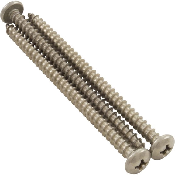 Screw, Hayward AquaNaut 200/400, #10 x 3 18-8, qty 3