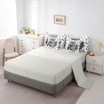 thumbnail image 3 of Homewish High Heels Perfume 7-Piece King Bedding,Classic Leopard Bowtie Print King Bed in a Bag,Gray,Light Gray Reversible, 3 of 8