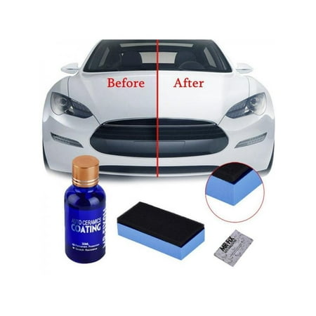 ESOLOM High Gloss Ceramic Car Coating Kit, Anti-scratch Ceramic Paint Coating 9H Hardness