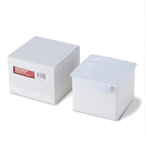 Almohadilla exfoliante de fitoenzimas Refill Mediheal, vegana, 90 almohadillas