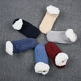 thumbnail image 4 of Landzoo One Soft Non Floor Socks For And Indoor Thermal Booties With Sole For Winter Warmth And Comfortable Home Wear Cozy Footwear Cozy Stylish Basic Socks, 4 of 4