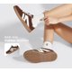 thumbnail image 5 of Zapatillas LUCKY STEP para mujer, clásicas, retro, suela de goma, color marrón, 5 of 8