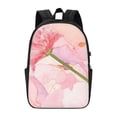 thumbnail image 2 of YFYANG 17" Laptop Backpack, Pink Rose Art Fashion Travel Work Backpack with USB and Headphone Cable Interface for Men and Women, 2 of 8