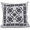 Blue, variant on Simply Daisy 16" x 16" Jodhpur Border 4 Geometric Print Pillow
