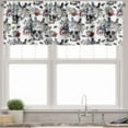 thumbnail image 3 of Ambesonne Gothic Valance & Curtain, Day of the Dead Skulls, 55"x36", Multicolor, 3 of 6