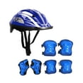 thumbnail image 3 of jinwen Casque de Vélo pour Enfants Ensemble Portable pour Planche à Roulettes Sports de Plein Air Patin à Roues Alignées Bleu Foncé, 3 of 9