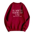 thumbnail image 4 of Couple Sweatshirts Mens Crewneck Sweatshirts Husband and Wife Matching Outfits Mens Sweatshirts Lover Long Sleeve Sweater for Valentines Day Holiday Sweatshirts for Women, 4 of 4