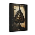 thumbnail image 5 of Ace Of Spades Vintage Playing Card Canvas Wall Art for Home Decor Ready-to-Hang, 5 of 18