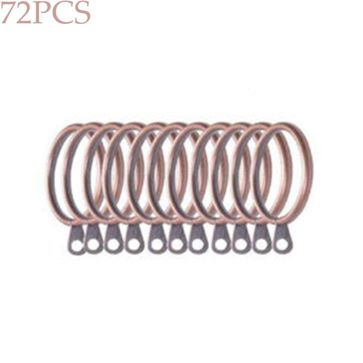5 Colors Metal Drapery Curtain Rings Hanging Rings For Curtains And ...