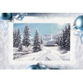 thumbnail image 2 of Cross-Stitch Kit On Aida Winter Day 1205 Needlework Easy Snow Forest Trees By Oven House Nature Sky, 2 of 2