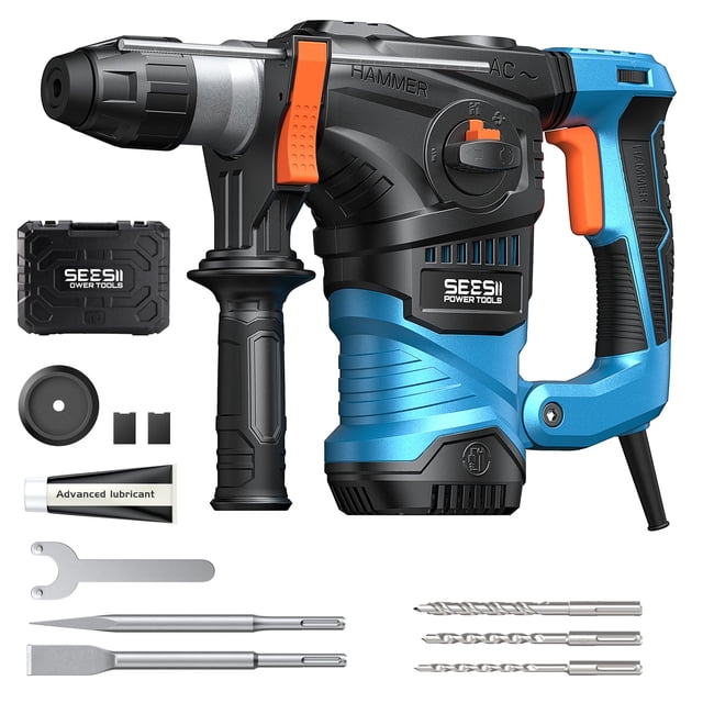 Rotomartillo Seesii 1500 W 6 J SDS-Plus 4 funciones