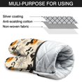 thumbnail image 7 of Cute Oven Mitts,Halloween Black Cats and Pumpkins Oven Mitt 2-Pack Set,Kitchen Gloves for Oven,Heat Resistant Oven Mitts 7.7"x12", 7 of 7
