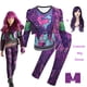 thumbnail image 2 of Ropa para niños Descendants 3 Evie, disfraz de Cosplay para niñas, abrigo, chaleco, pantalones, guantes, juegos de pelucas, 5 uds., ropa de fiesta de Halloween para niña, 2 of 3