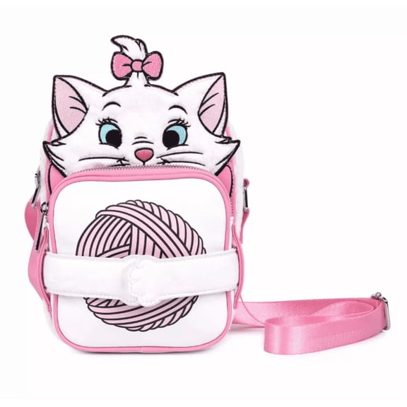 Disney Parks Loungefly Marie Crossbody Bag with Coin Pouch New With Tag
