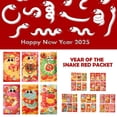 thumbnail image 2 of PFDDRW 6pcs Snake Year New Years Eve Red Envelope Bag 2025 New Style, 2 of 8