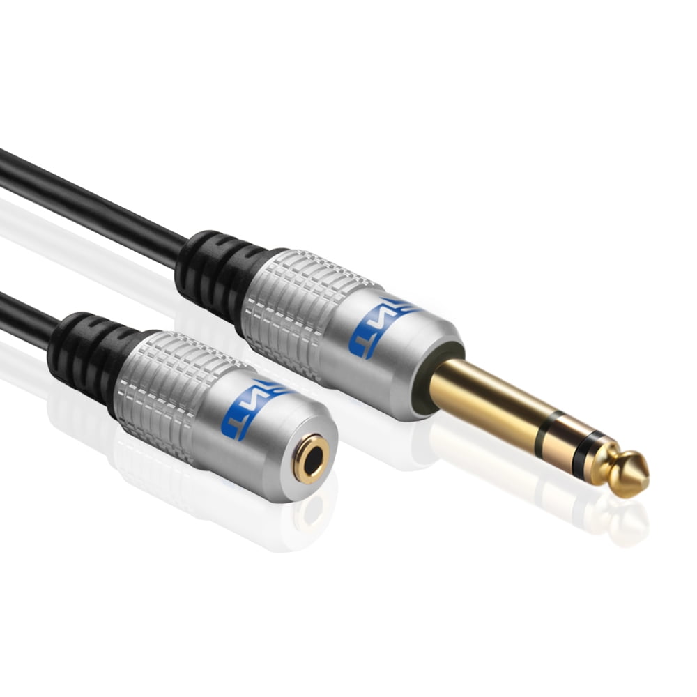 Home Theater Amplifiers Laptop - Male to Male TRS Stereo Audio Jack Plug Wire Cord Bi-Directional Connector for iPod 6FT TNP 6.35mm 1//4 to 3.5mm 1//8 Cable Adapter