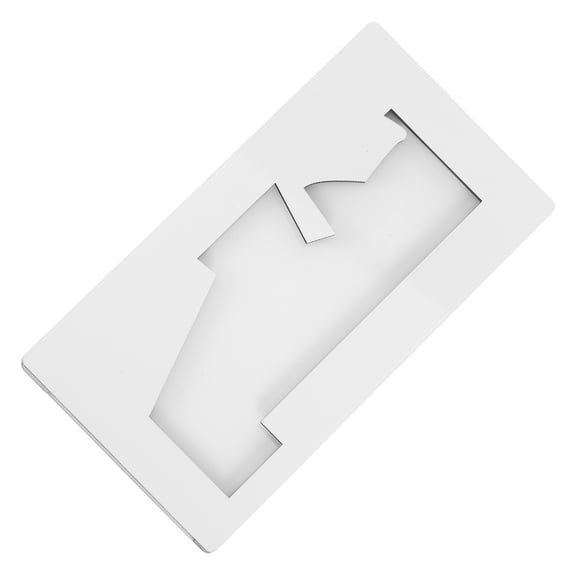 FENGGUIQU Portable White Wood Graduation Money Holder with Space Saving Money Clip Design