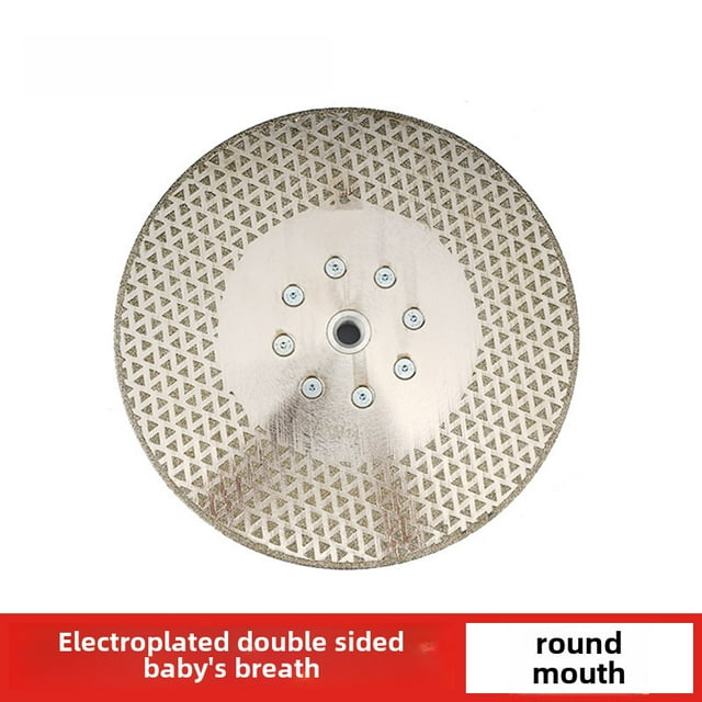 230mm Electroplated Diamond Double-Sided Star Grinding Disc with M14 Flange - Efficient Cutting Tool for Marble, Ceramic Tiles & Granite - Durable, Compact Design for Stone Processing Industry & DIY