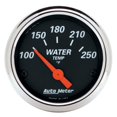thumbnail image 1 of Autometer 1436 Designer Black Water Temperature Gauge, 1 of 2