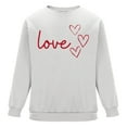 thumbnail image 6 of PNTUTB Crew Neck Long Sleeve Casual Sweatshirts for Men Loose Classic Pullover with Valentine's Day Fashion Print, 6 of 6